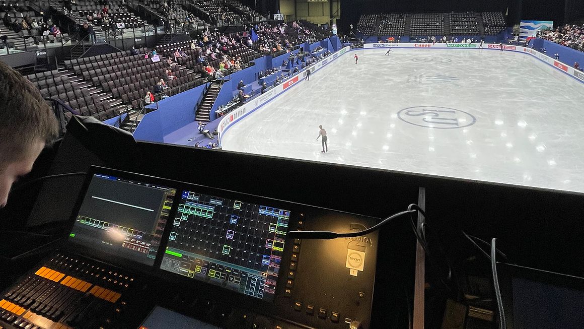 ARRI SkyPanels no Campeonato Mundial de Patinação Artística 2022