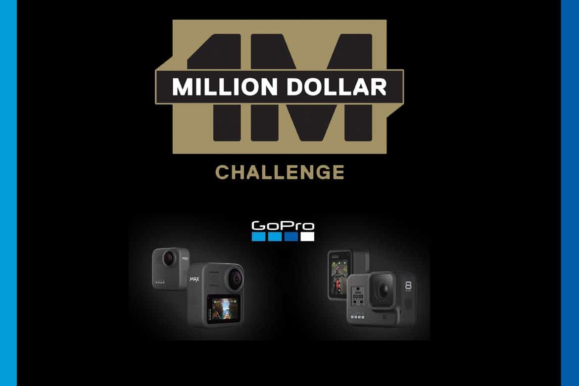 GoPro inicia o 'Million Dollar Challenge' para proprietários de câmeras