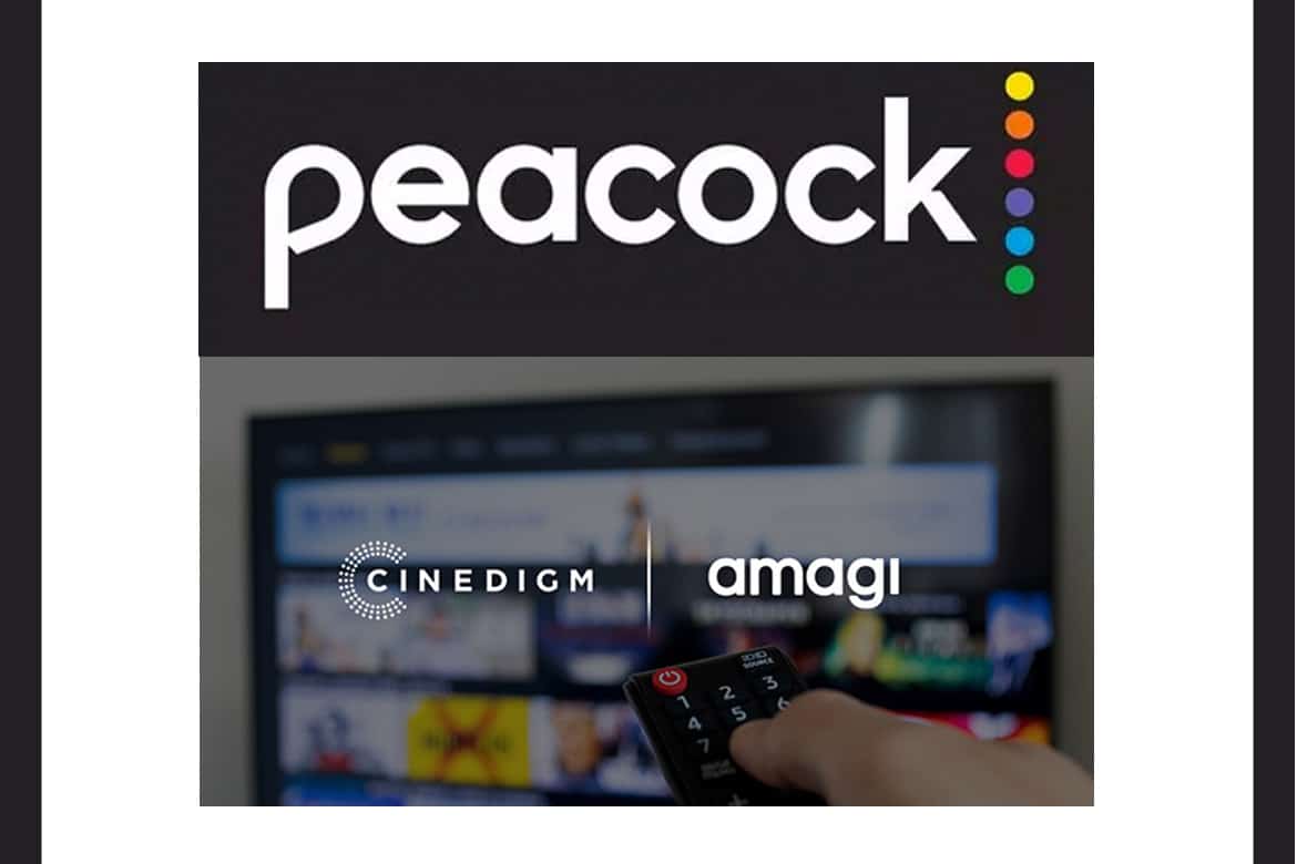 Cinedigm lança três canais no Peacock com auxílio da Amagi