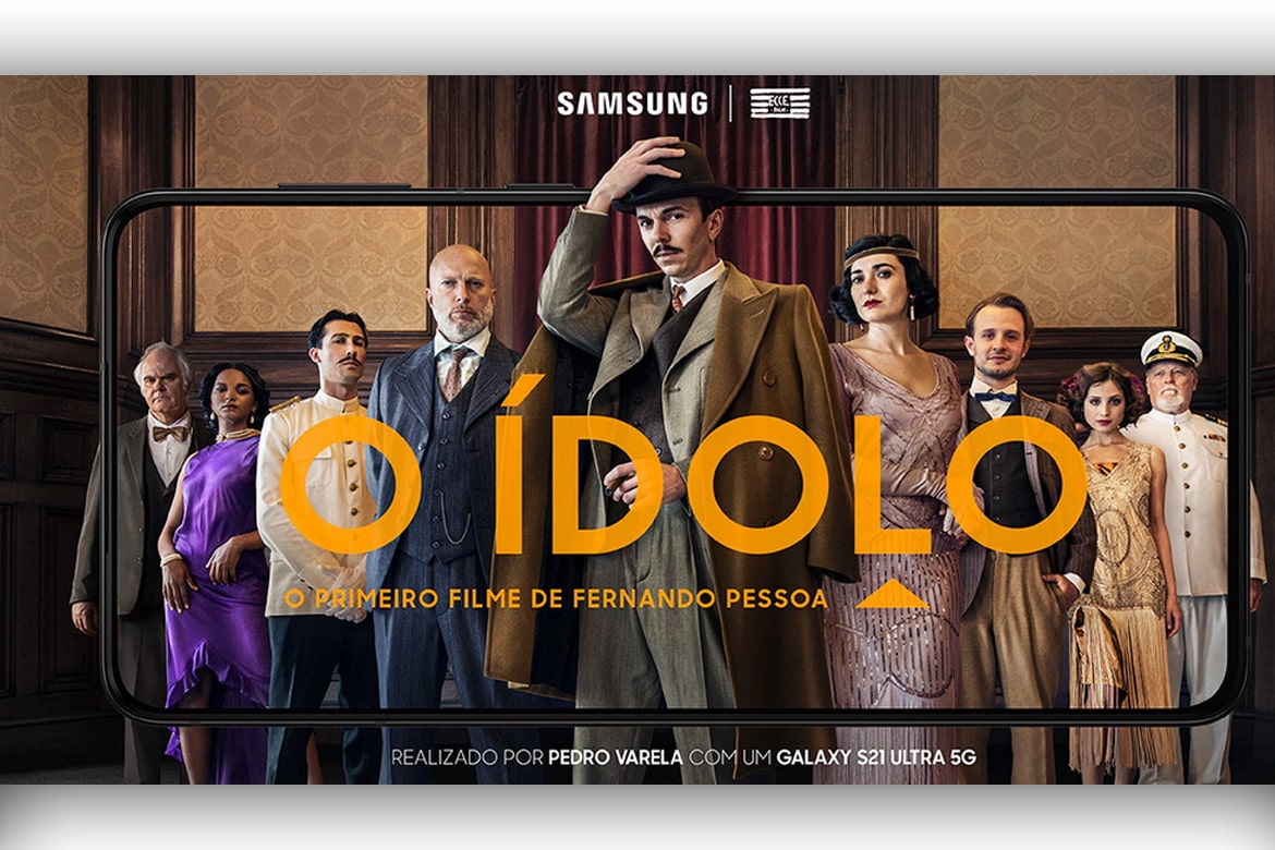 O Ídolo': Em ação da Samsung Portugal, filme sobre Fernando Pessoa é  gravado com Galaxy S21 Ultra 5G – Samsung Newsroom Brasil