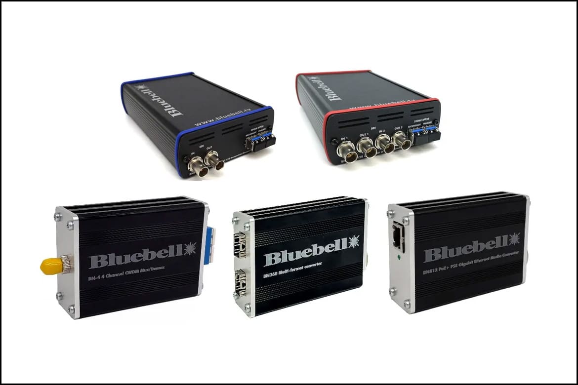 Bluebell Opticom apresentará BC880, BN812 e BN368 entre as novidades na IBC  2023