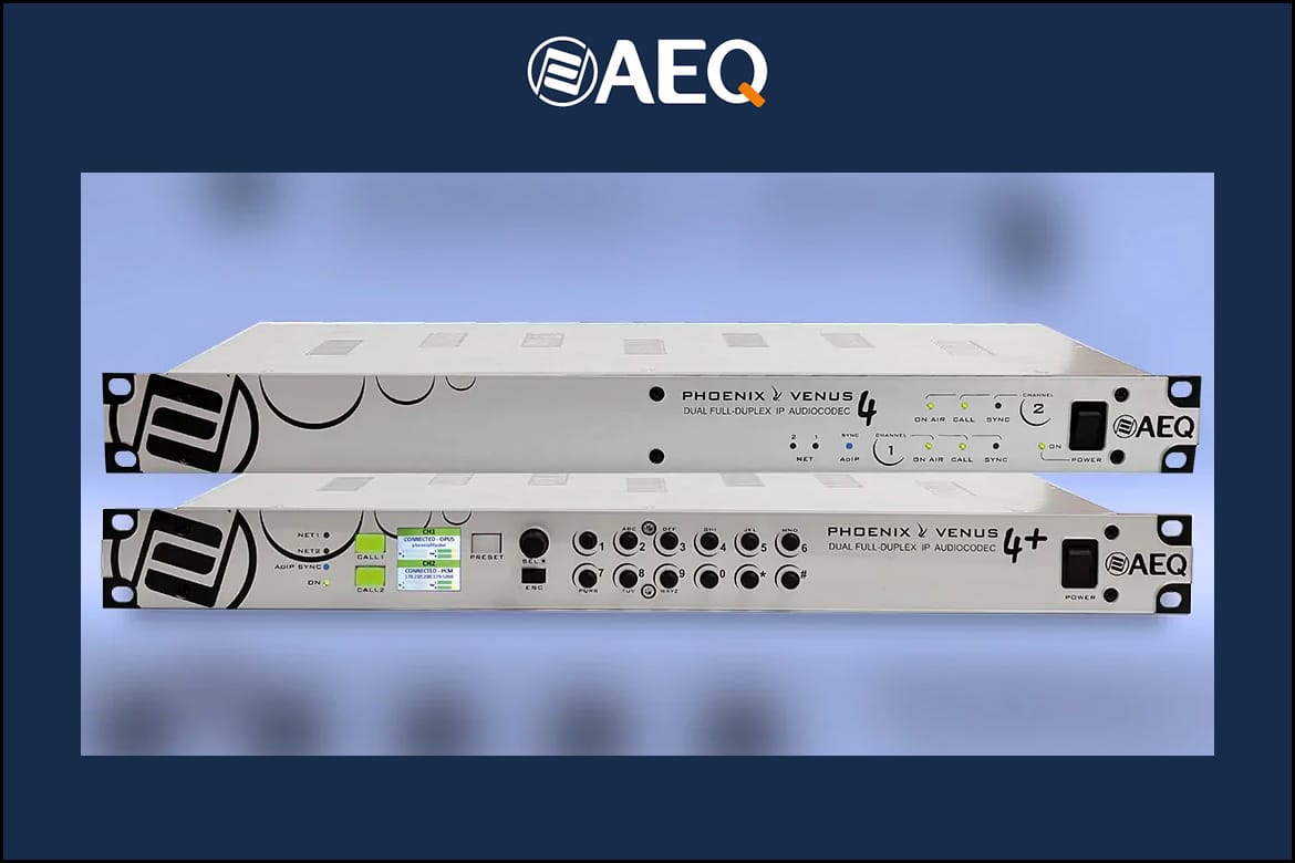 Audiocodecs AEQ Phoenix facilitam streaming pela internet com envio de  programas | Panorama Audiovisual Brasil