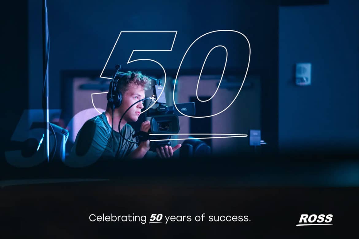 Ross Video celebra seu 50º aniversário na NAB 2024 | Panorama Audiovisual  Brasil